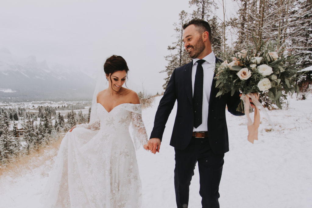 winter weddings in canmore