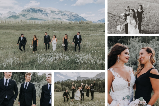 wedding photos in Canmore