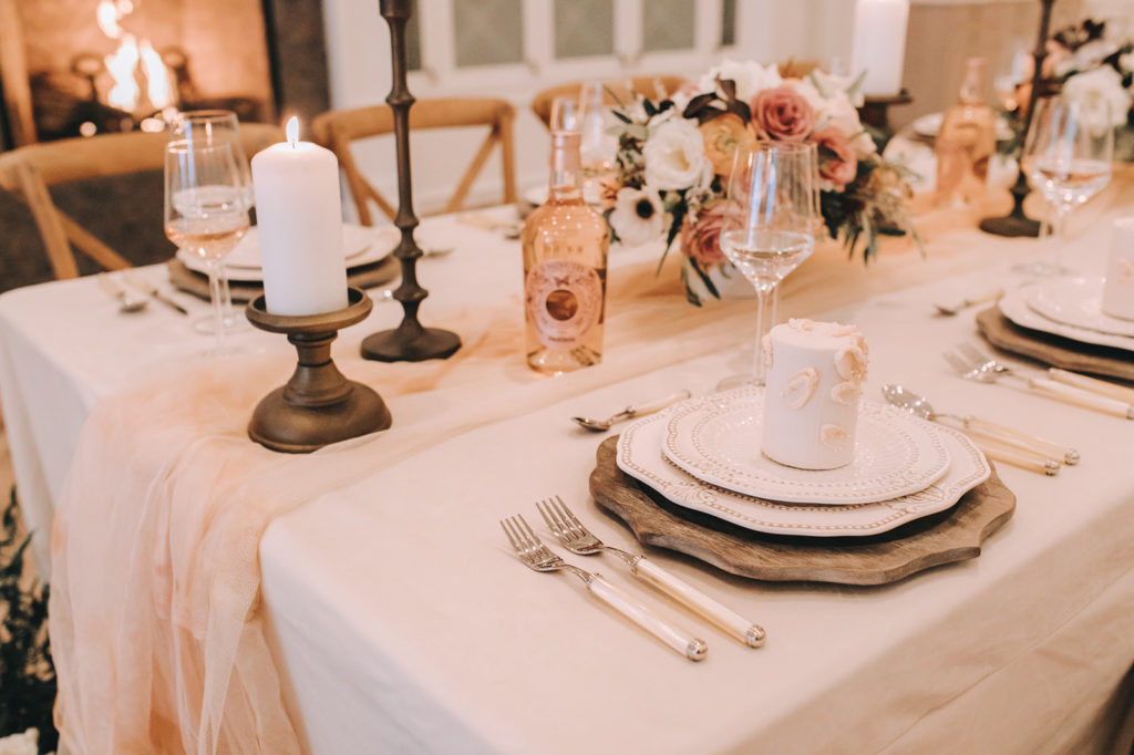 wedding table setting ideas
