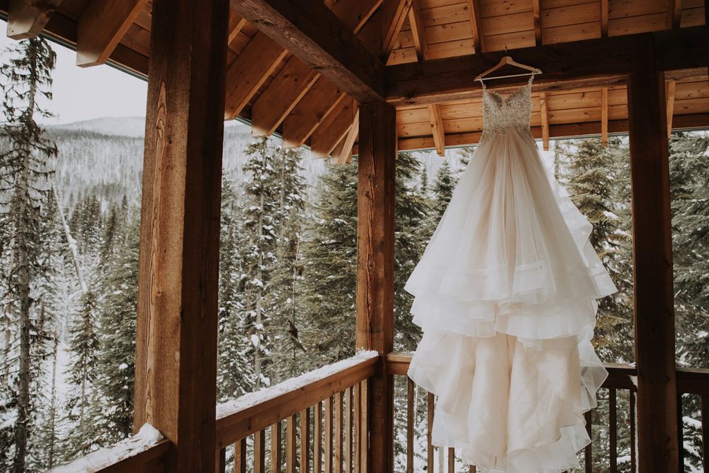 Rocky Mountain wedding dress